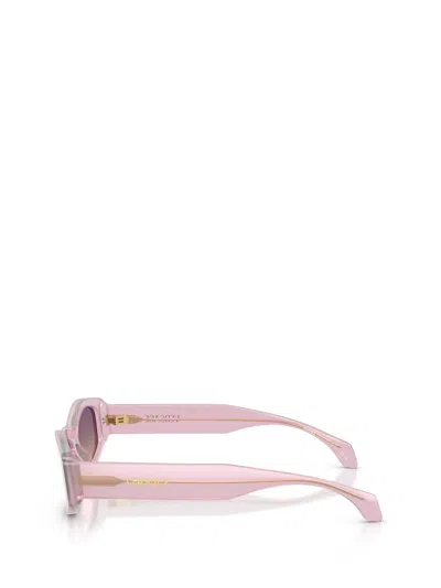 Versace Violet Gradient Yellow Geometric Ladies Sunglasses Ve4487 551370 54 In Purple