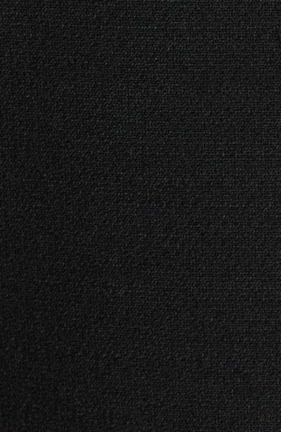 Valentino Wool And Silk Short Dress In Black