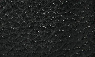 Tom Ford Black Card Holder With Embossed Lgoo Lettering On The Front And Money Clip In Grained Leather Man In Black