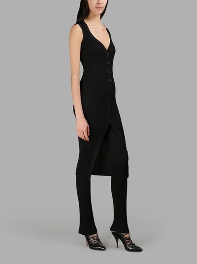 Givenchy Black Knitted Sleeveless Dress