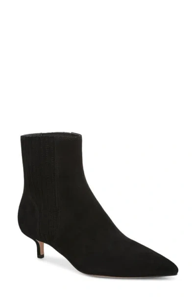 Veronica Beard Lisa Kitten-heel Ankle Boot In Black