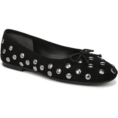 Sam Edelman Alie Studded-embellishment Ballerina Shoes In Black