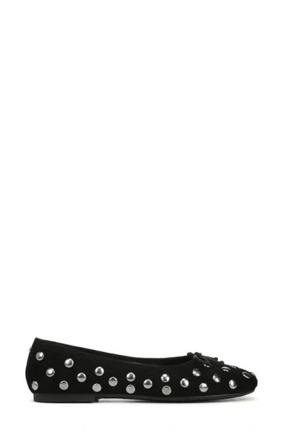 Sam Edelman Alie Studded-embellishment Ballerina Shoes In Black