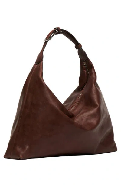 Little Liffner Pillow Leather Shoulder Bag In Brown