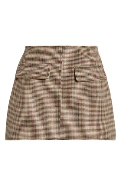 Blanknyc Between The Lines Mini Skirt In Brown In Neutral
