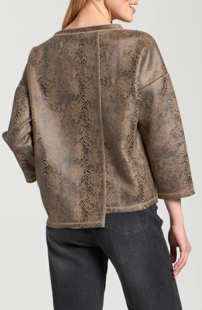 Apny Asymmetric Pullover In Brown