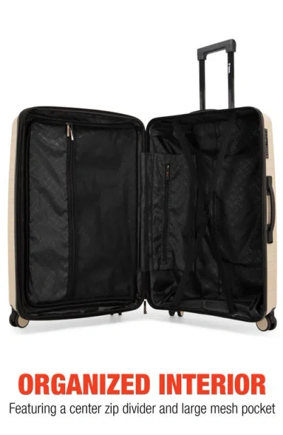 Bobcat Excavator 3 Piece Expandable Spinner Luggage Set With Tsa Lock In Brown