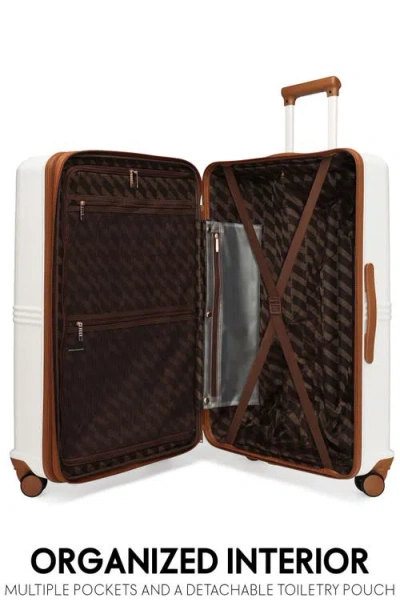 Elle Expedition 3-piece Expandable Retro Spinner Luggage Set In White