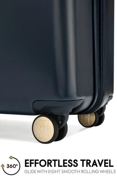 Elle Louvre 2-piece Expandable Retro Spinner Luggage Set In Blue