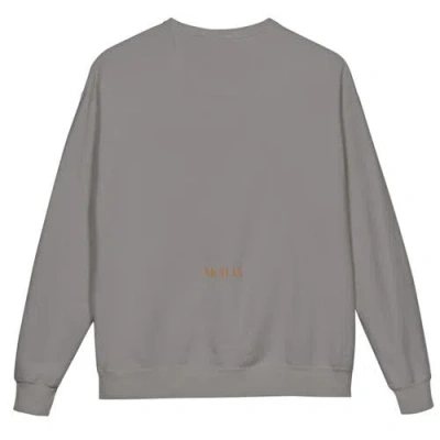 Akalia Hannah Accolade Pullover In Concrete Grey In Animal Print