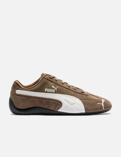 Puma Speedcat Og Brown/ivory Sneakers In Brown