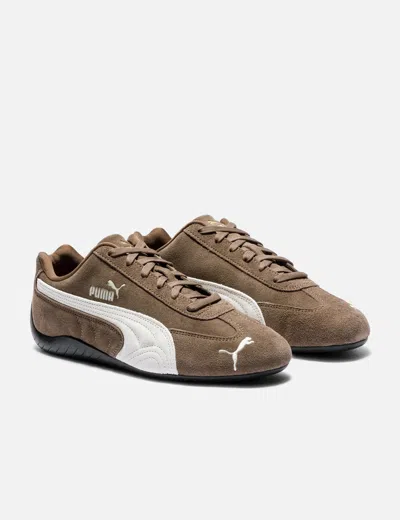 Puma Speedcat Og Brown/ivory Sneakers In Brown