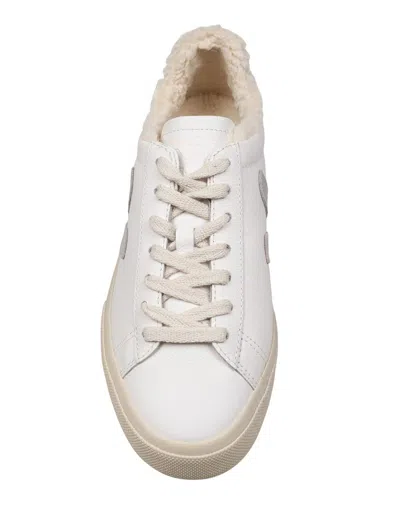 Veja Campo Chromefree Extra White Natural Sneakers In Gray