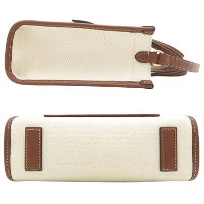 Pre-owned Burberry Canvas Leather Shoulder Bag ()