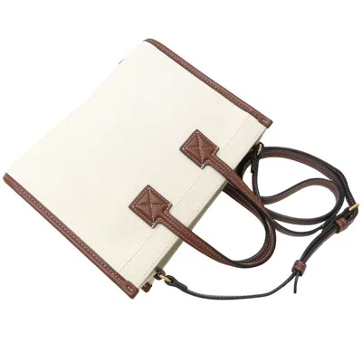 Pre-owned Burberry Canvas Leather Shoulder Bag ()