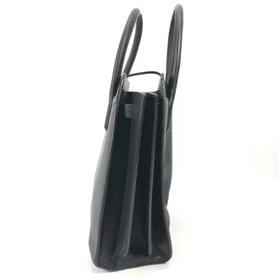 Pre-owned Bvlgari Black Leather Shoulder Bag Tote Bag ()