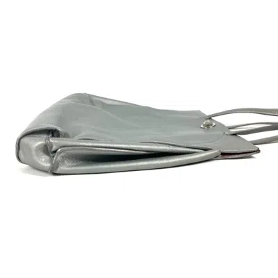 Pre-owned Bvlgari Silver Leather Shoulder Bag Tote Bag ()