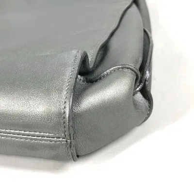Pre-owned Bvlgari Silver Leather Shoulder Bag Tote Bag ()