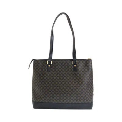 Pre-owned Celine Macadam Brown Pvc Shoulder Bag Tote Bag ()