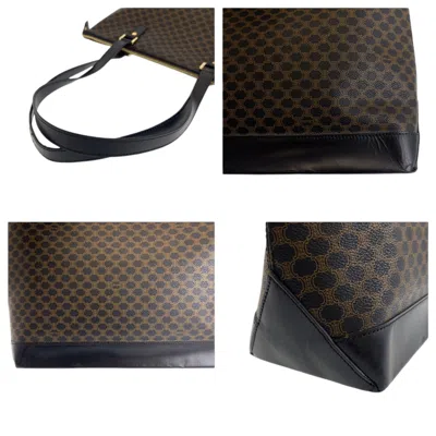 Pre-owned Celine Macadam Brown Pvc Shoulder Bag Tote Bag ()
