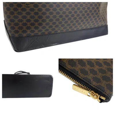 Pre-owned Celine Macadam Brown Pvc Shoulder Bag Tote Bag ()
