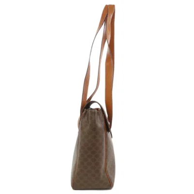 Pre-owned Celine Macadam Brown Pvc Tote Bag ()