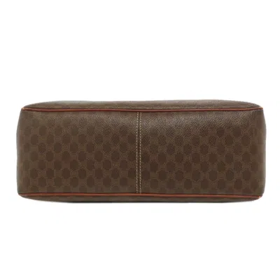 Pre-owned Celine Macadam Brown Pvc Tote Bag ()