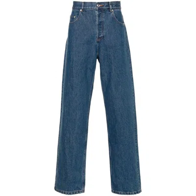 Apc A.p.c. Relaxed Jeans In Blue