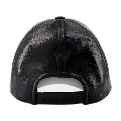 Courrèges Vynil Reedition Baseball Cap In Black