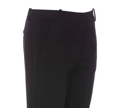 Pinko Tailored Black Trousers With Polished Silhouette In Black