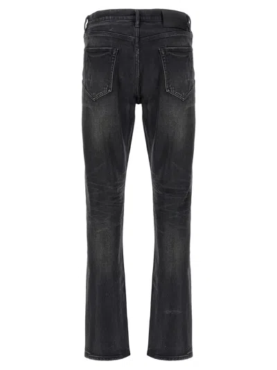 Purple Brand Black P005 Double Dip Coated Jeans In Black