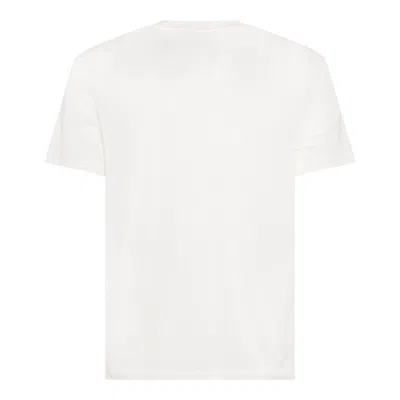 Tom Ford Crew Neck Short Sleeve T-shirt With Tonal Stitching In White