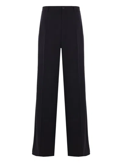 Balenciaga Tailored Wide-leg Pants In Black