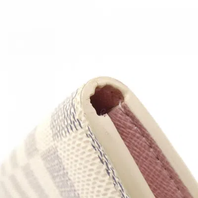 Pre-owned Louis Vuitton Azur Rose Ballerine Coated Canvas Long Wallet (bi-fold) ()
