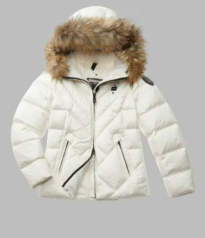 Blauer Alicia In White
