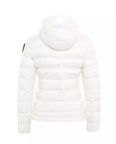 Blauer Charme In White