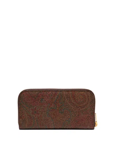 Etro Arnica Wallets & Card Holders Bordeaux