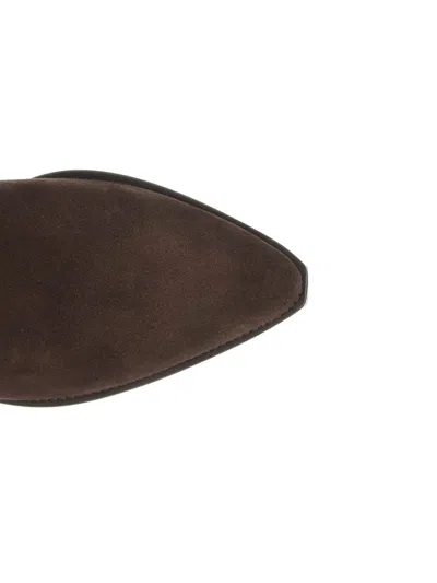 Isabel Marant Suede Western Cuban Heel Boots