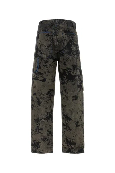 Darkpark John Camouflage-pattern Straight-leg Jeans In Green