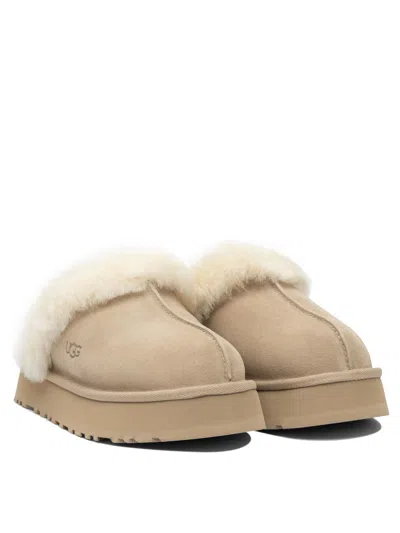Ugg Chaussons Disquette En Cuir