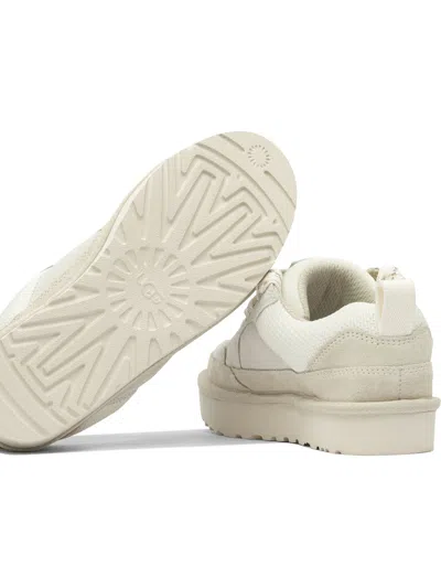 Ugg Cream-colored Suede And Mesh Sneakers In Brown