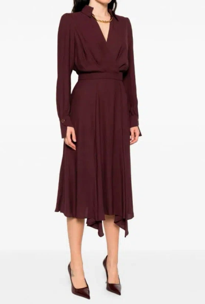 Elisabetta Franchi Wrap-design Flared Dress