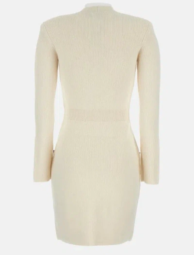 Elisabetta Franchi Robemanteau Dress In White