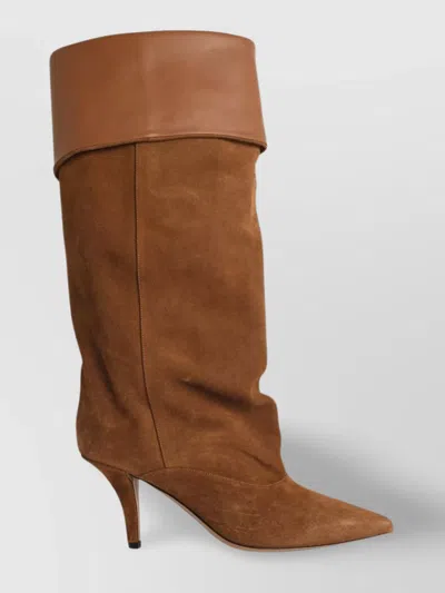 Paris Texas Reverse 85 Suede Ankle Boots In Brown