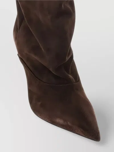 Paris Texas Ines Reverse Midcalf Boot 75 In Black