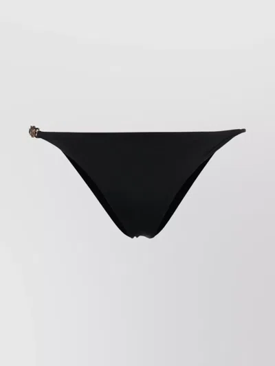 Versace Greek Chain Swim Slip In Black
