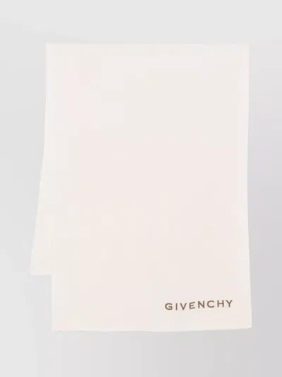 Givenchy Scarf 4g Embrodery In White