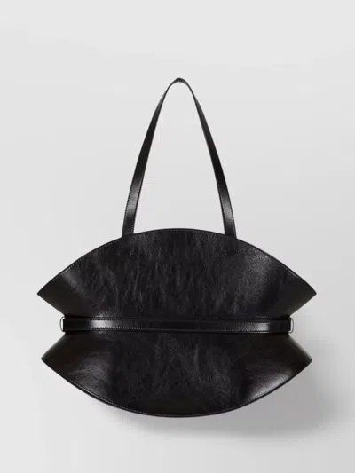 Balmain Shuffle Shoulder Bag In Black