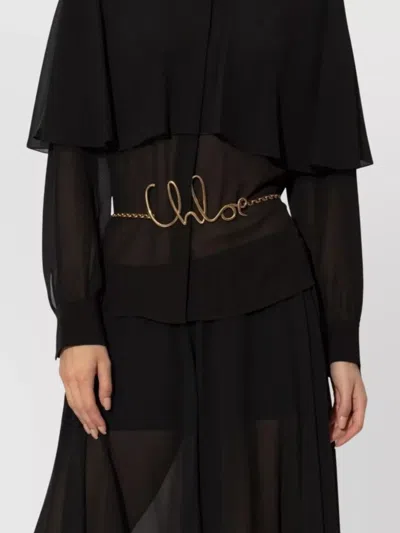 Chloé Iconic Small Belt In Gold