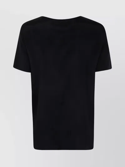 Max Mara Cosmo Interlock T-shirt In Black